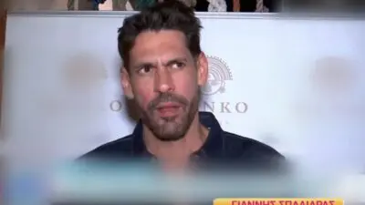 Ο Γιάννης Σπαλιάρας μπροστά στην κάμερα