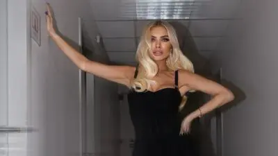 H Κατερίνα Καινούργιου στο στούντιο της εκπομπής