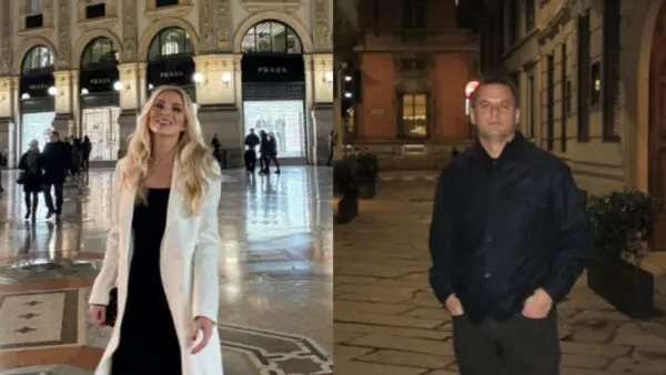 Η Κατερίνα Καινούργιου και ο Παναγιώτης Κουτσουμπής στο Μιλάνο