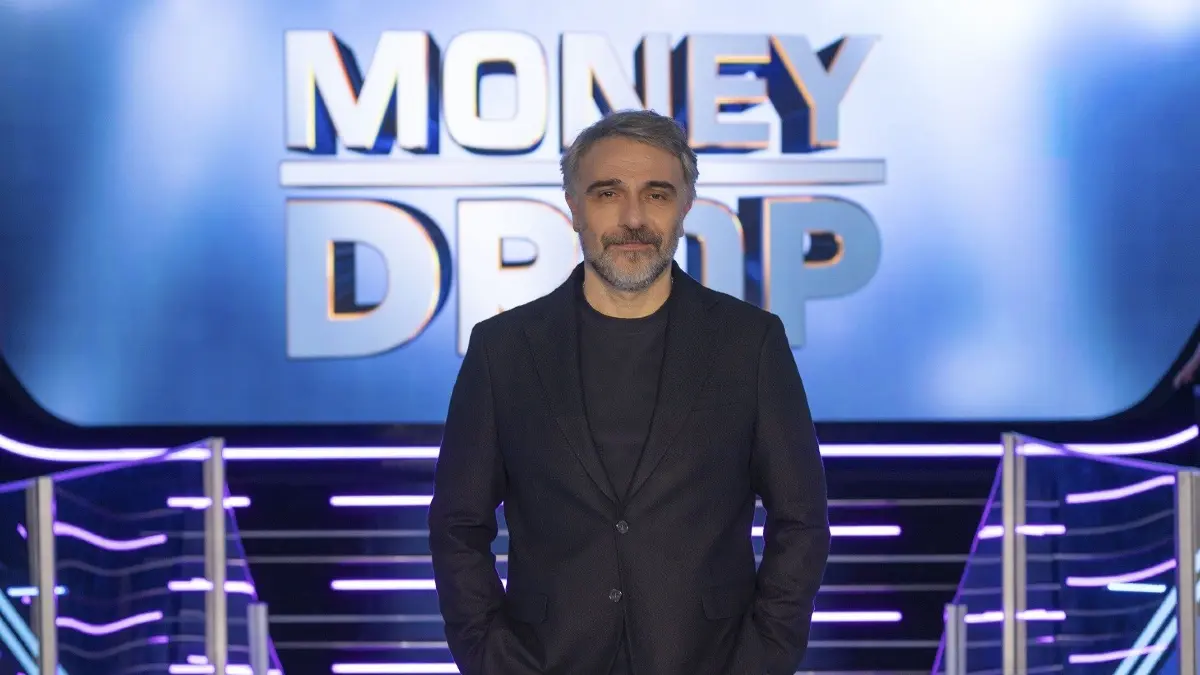 Ο Φάνης Μουρατίδης στο πλατό του Money Drop