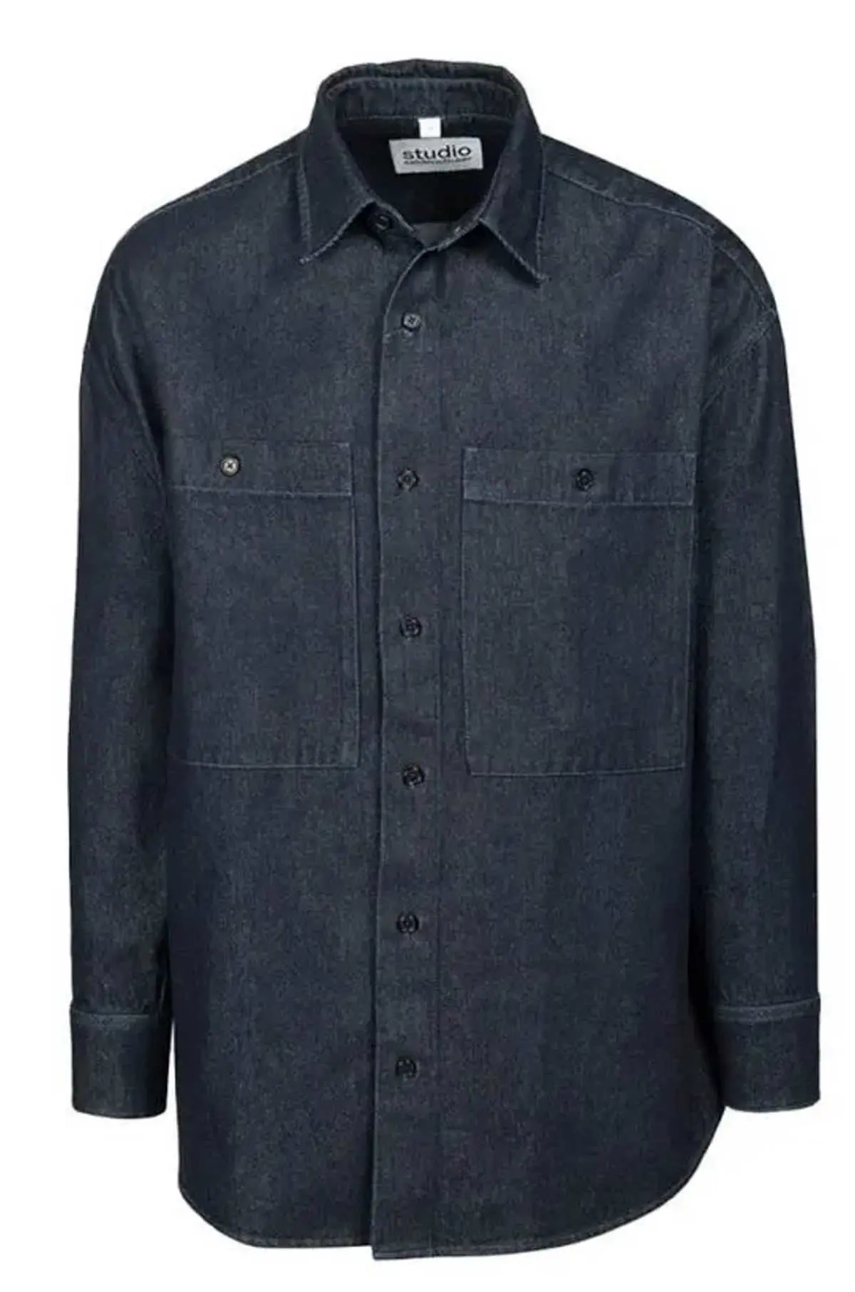 τζιν σκούρο πουκάμισο clodist