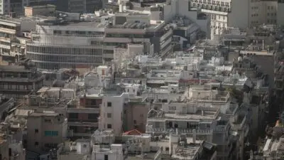 Πανοραμική φωτογραφία από το κέντρο της Αθήνας