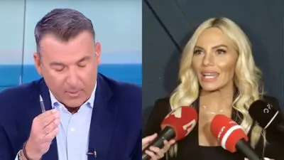 Ο Γιώργος Λιάγκας και η Ιωάννα Μαλέσκου