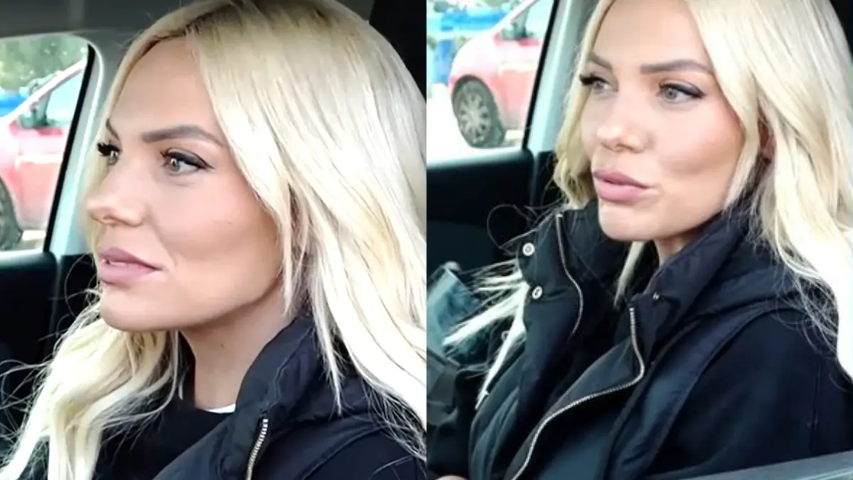 Η Μαλέσκου στο αμάξι της