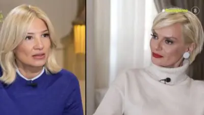 Η Φαίη Σκορδά και η Έλενα Χριστοπούλου