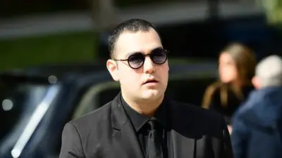 Ο Χρήστος Κούγιας στην κηδεία του Αλέξη Κούγια