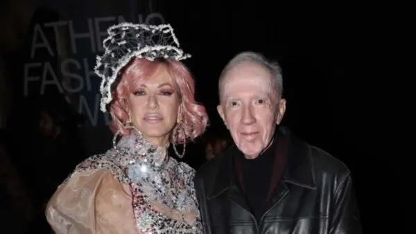 Η Γεωργία Σιακαβαρά και ο Κωνσταντίνος Πλεύρης στο Athens Fashion Week