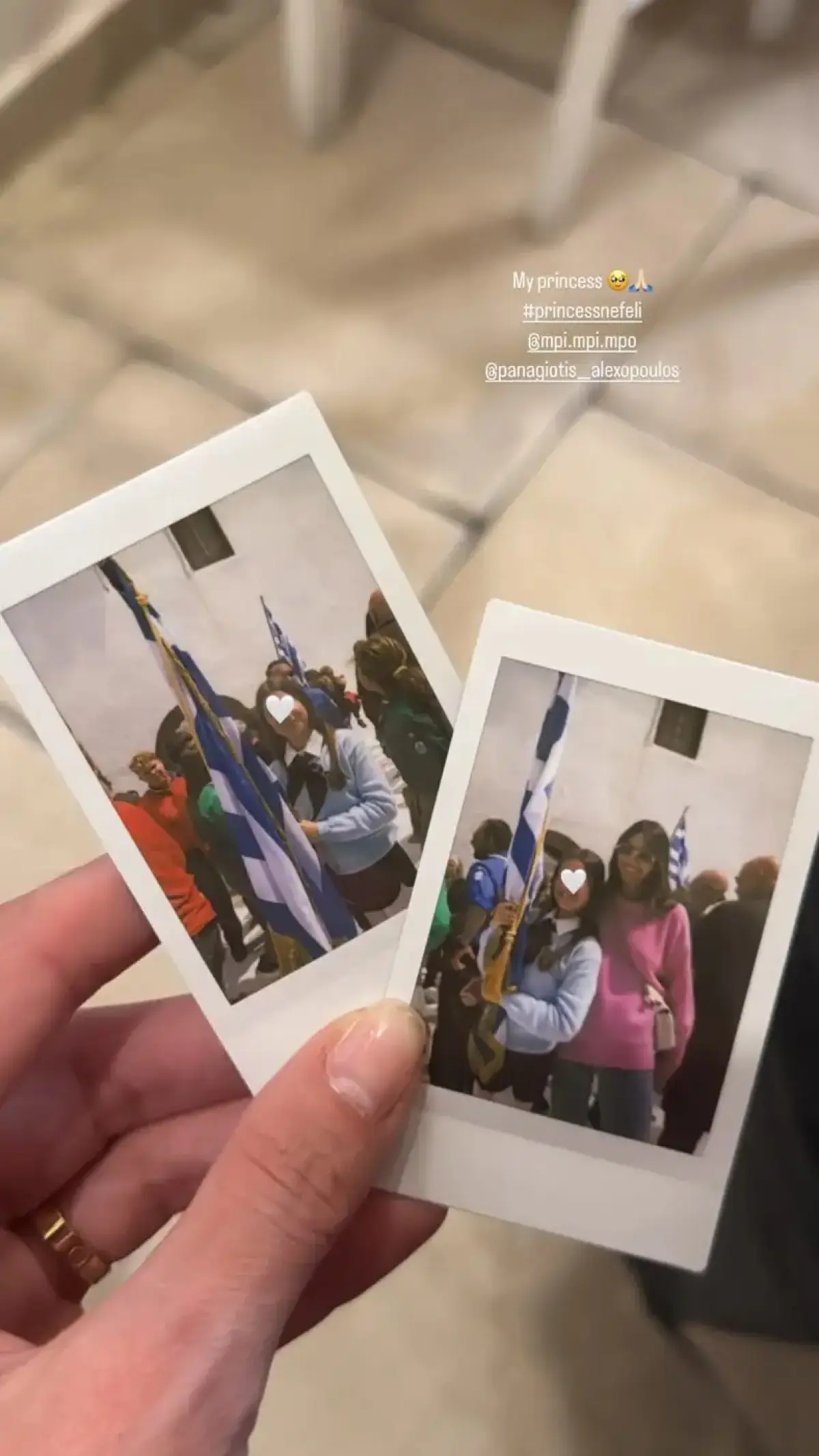 Φωτογραφίες της Ηλιάνας Παπαγεωργίου με την οικογένειά της