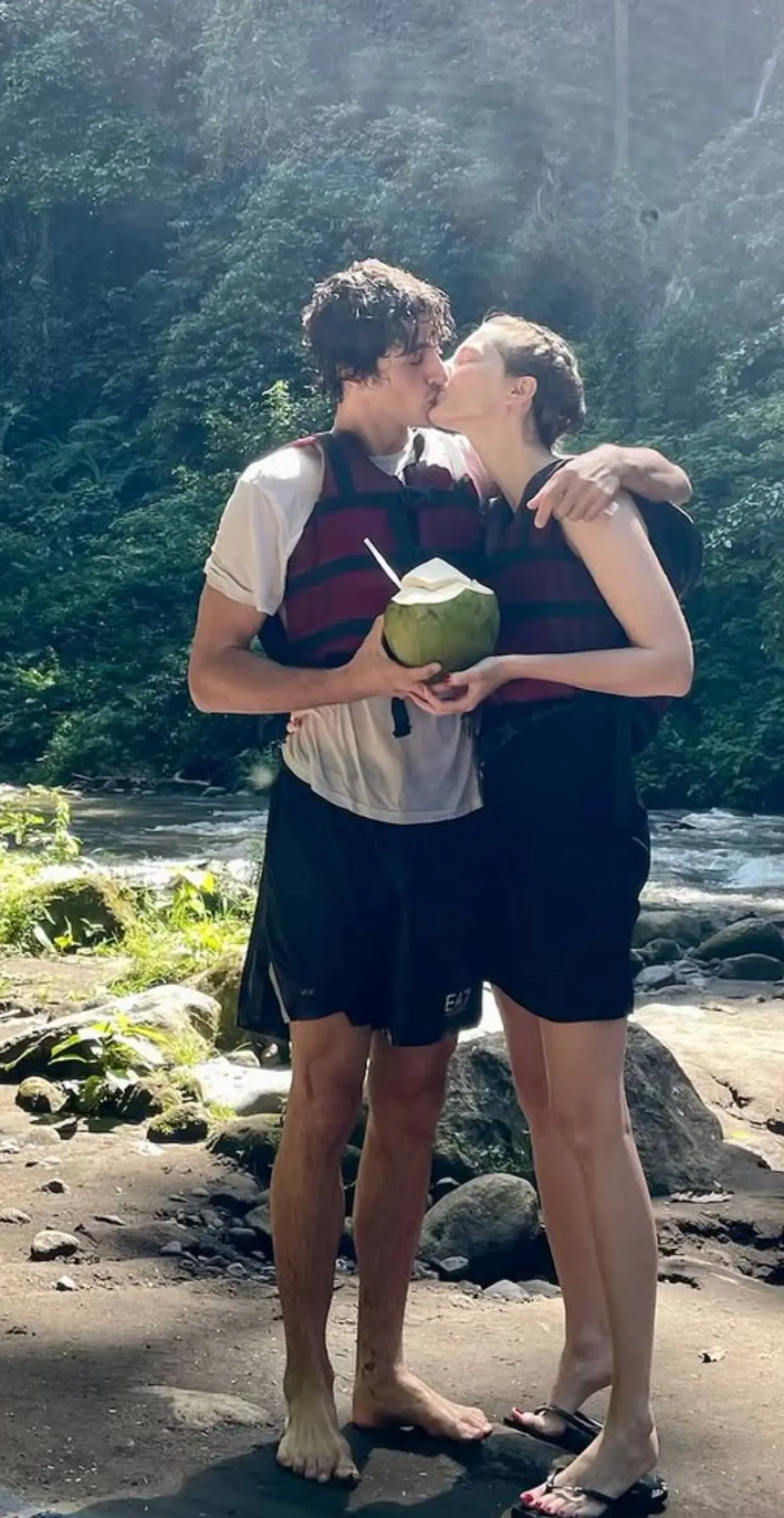 Η Ροζάνα και ο σύντροφός της στο Μπαλί