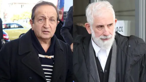 Ο Σπύρος Μπιμπίλας και ο Πέτρος Φιλιππίδης