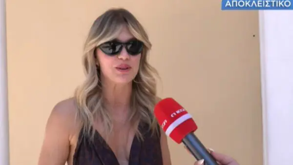 Η Κλέλια Ανδριολάτου στην κάμερα του Buongiorno