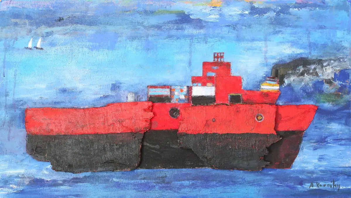 πίνακας ζωγραφικής της Λίτσας Κασούμη