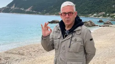 Ο Τάσος Δούσης στη Λευκάδα