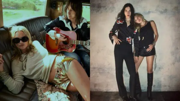 H Kate moss στην φωτογράφιση για τη νέα της συλλογή στα zara