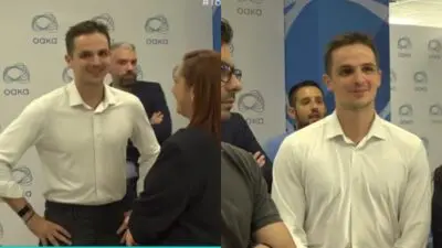 Ο Κωνσταντίνος Μητσοτάκης σε σπάνια δημόσια εμφάνιση