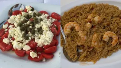 Φαγητά από την ψαροταβέρνα Νησιώτισσα