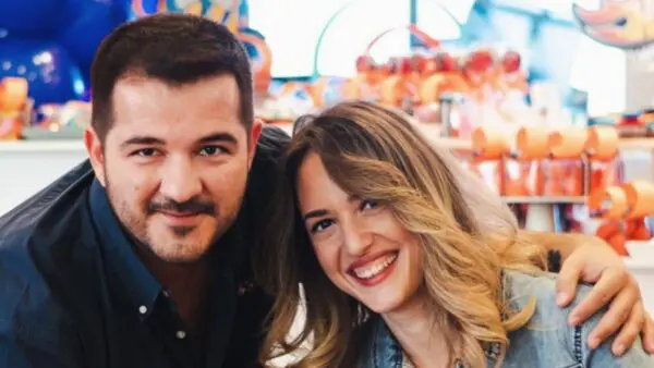 Ο Παναγής Τζωρτάτος με την σύζυγό του