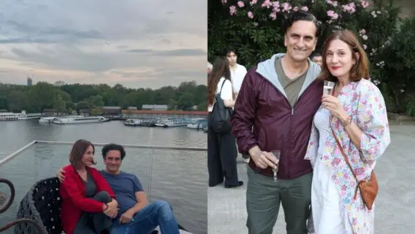 Ο Νίκος Ψαρράς και η Ελένη Καρακούλη