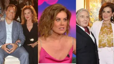 Η Ευγενία Μανωλίδου με τον Άδωνι Γεωργιάδη και τον πρώην συζυγό της