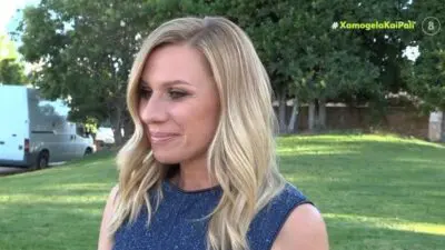 Η Κατερίνα Καραβάτου στην κάμερα του Χαμογέλα και Πάλι