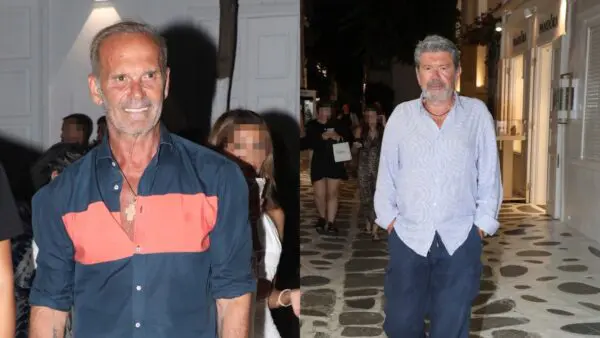 Ο Γιάννης Λάτσιος και ο Πέτρος Κωστόπουλος