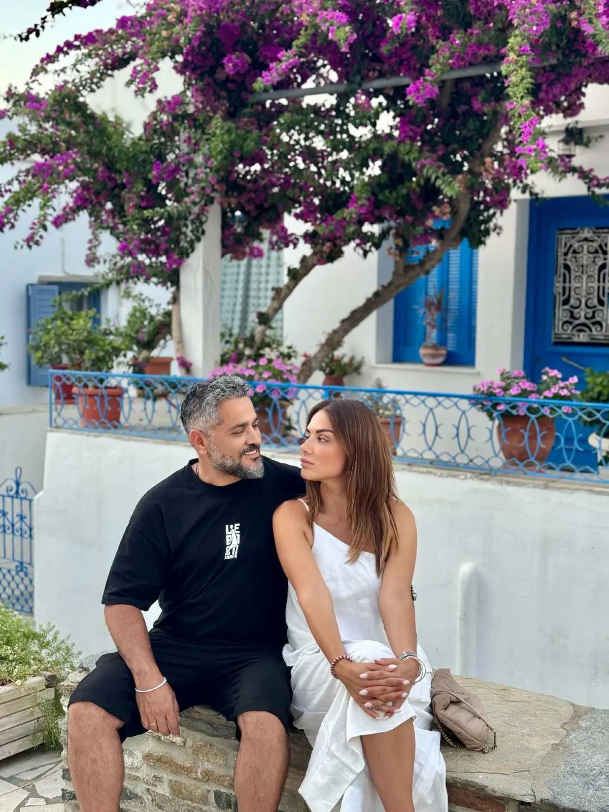 Ο Λευτέρης Σουλτάτος και η Βάσω Λασκαράκη