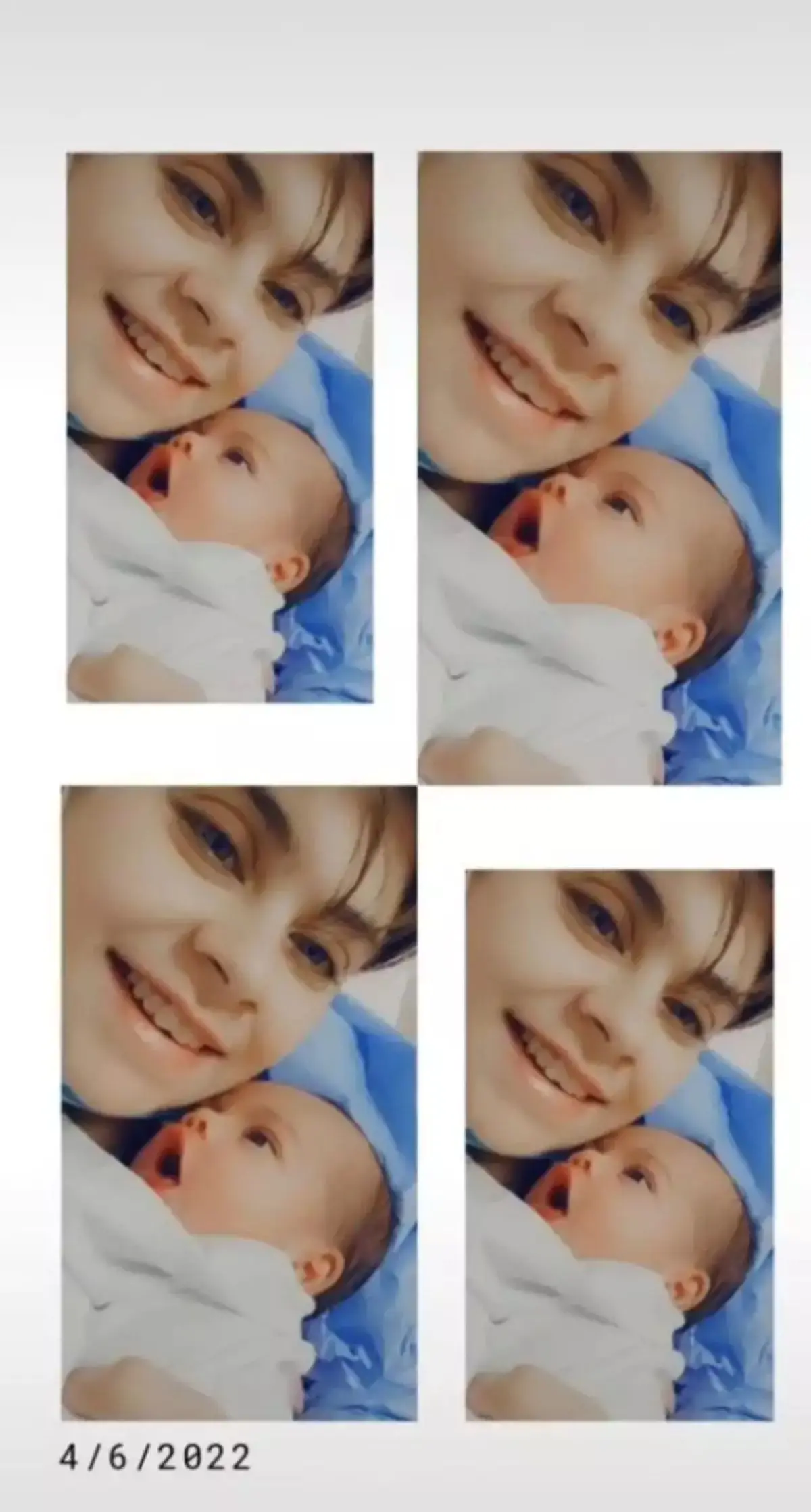 Η Μουρτζούκου με το  μωρό της