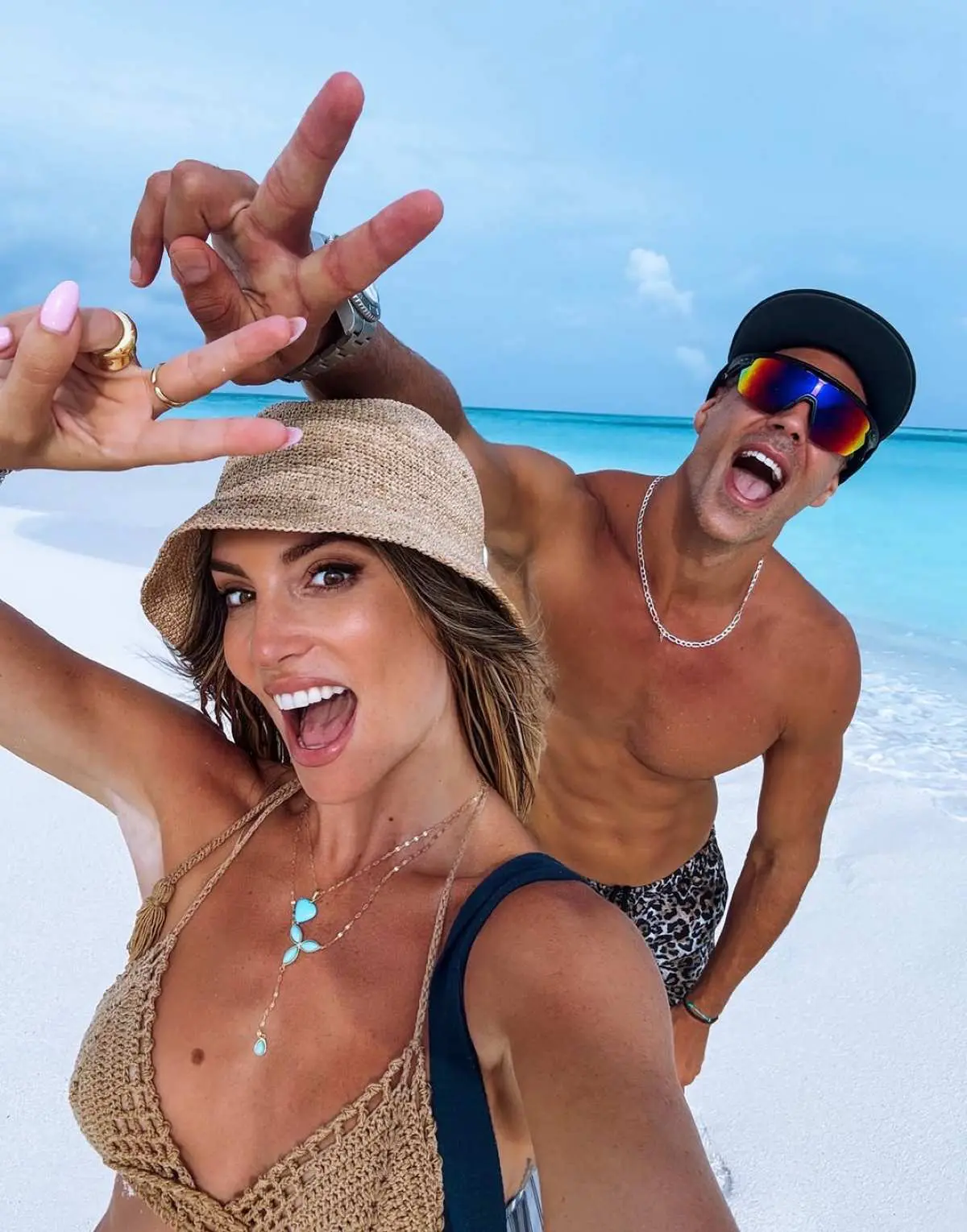 Η Αθηνά Οικονομάκου με τον Μπρούνο Τσερέλα