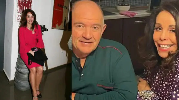 Η Βούλα Πατουλίδου και ο σύζυγός της