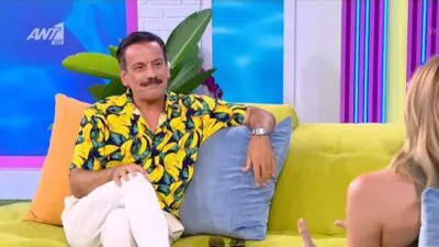 Ο Θάνος Κιούσης στο καλοκαίρι παρέα