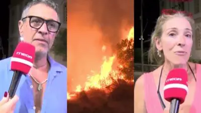 Ο Αιμίλιος Χειλάκης, η Αθηνά Μαξίμου και η φωτιά στα Κύθηρα