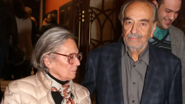 Ο Δημήτρης Καλλιβωκάς με τη σύζυγό του