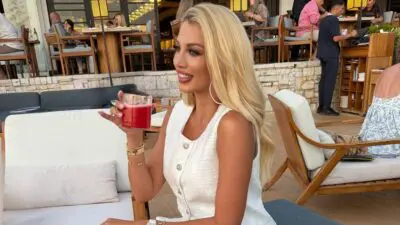 Η Κωνσταντίνα Σπυροπούλου σε έξοδό της