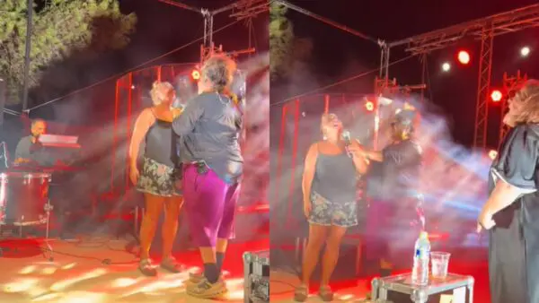 Η Δανάη Μπάρκα και η Ματούλα Ζαμάνη