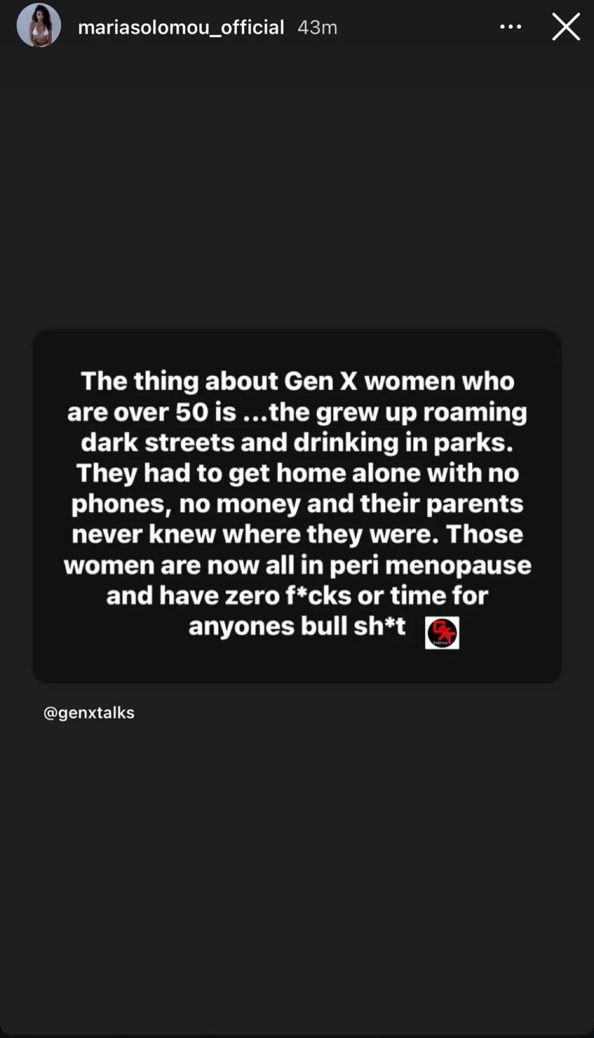 Η ανάρτηση της Μαρίας Σολωμού