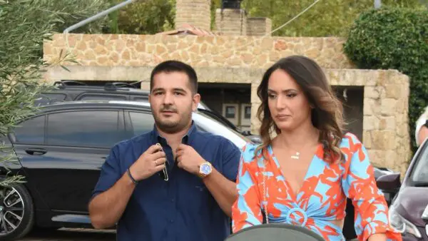 Ο Παναγής Τζωρτζάτος με τη σύζυγό του