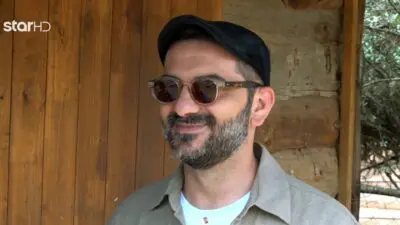 Ο Λεωνίδας Κουτσόπουλος στην κάμερα του Breakfast at Star