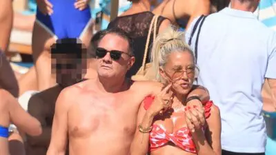 Ο Απόστολος Λύτρας και η Θεοδώρα Παπαδοπούλου στη Μύκονο