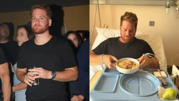 Ο Τζέιμς Καφετζής σε έξοδό του και στο νοσοκομείο