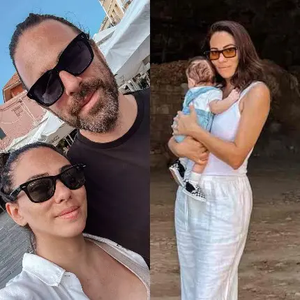 Βαλαβάνη: Επισκέφτηκε με τον γιο της την εκκλησία που παντρεύτηκε με τον Γρηγόρη Μόργκαν στα Χανιά