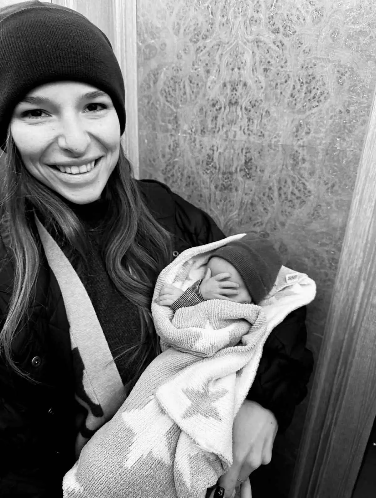 Η Εριέττα Κούρκουλου με τον γιο της