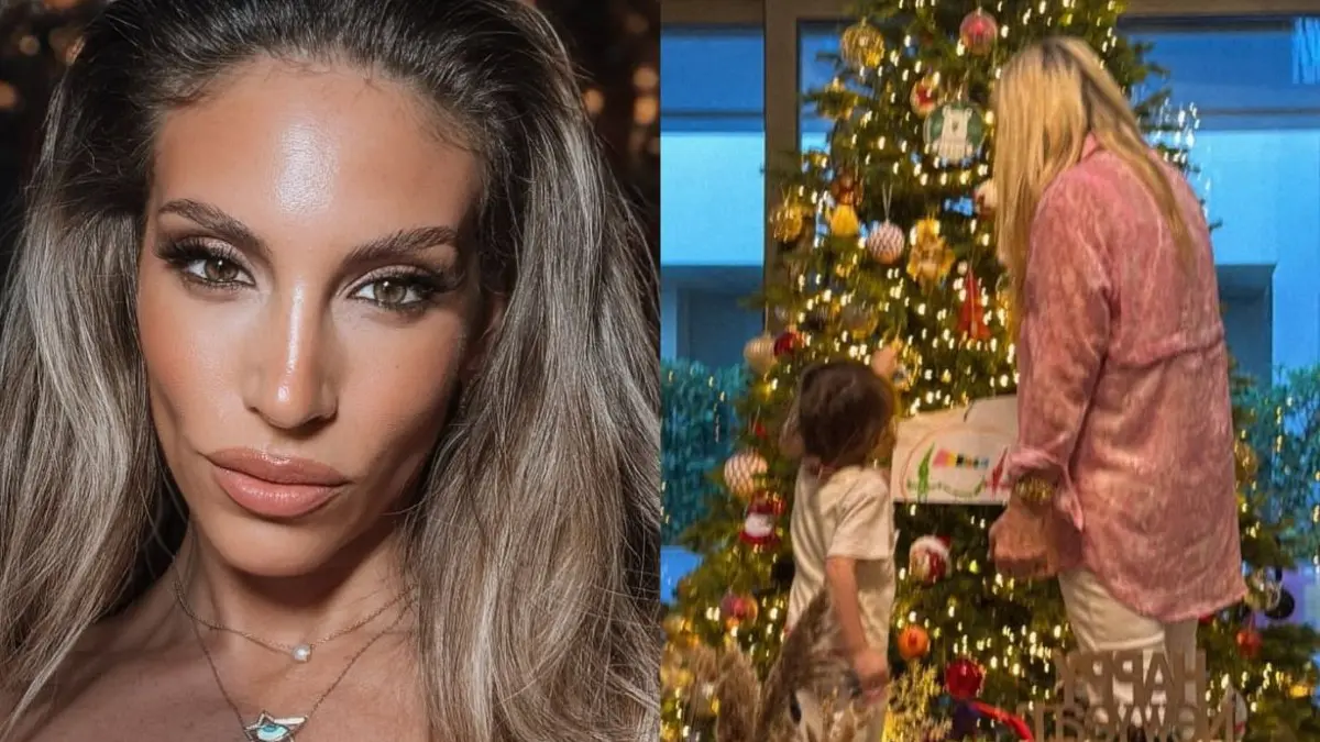 Η Αθηνα Οικονομάκου στόλισε Χριστουγεννιάτικο δέντρο