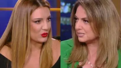 Η Ελίνα Παπίλα και η Σοφία Μουτίδου στο Real View