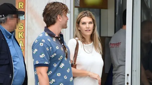 Η Εύα Καϊλή με τον σύζυγό της