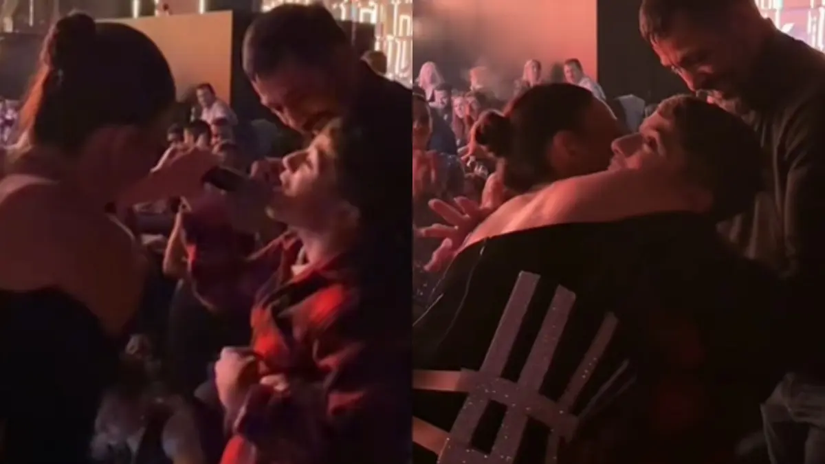 Η Κέλλυ Κελεκίδου με το γιο της