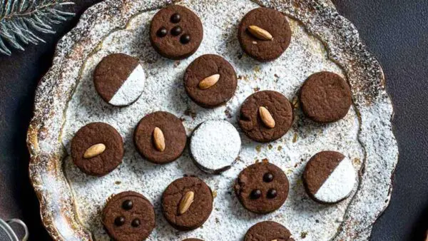 κουραμπιέδες σοκολάτας