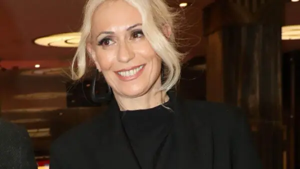 Η Μαρία Μπακοδήμου σε έξοδό της