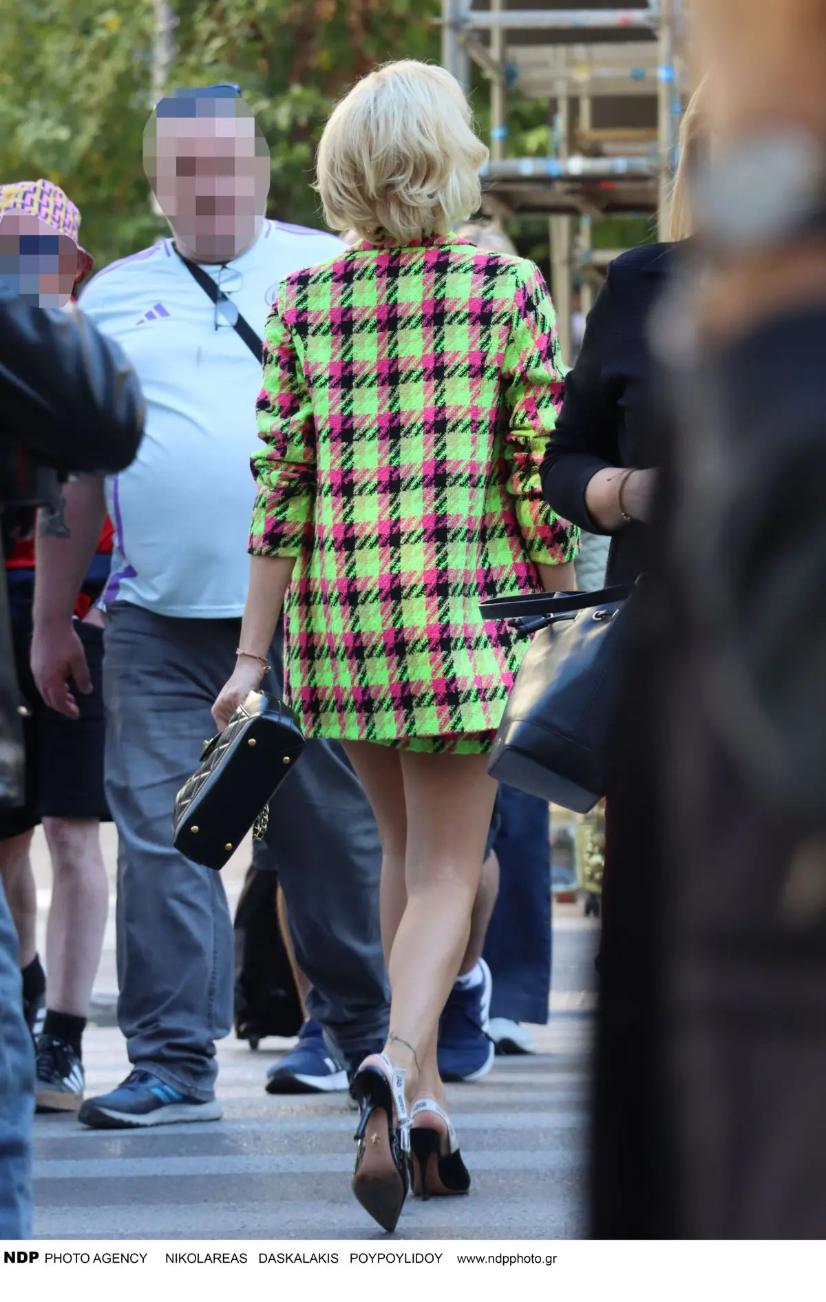 Η Αλεξάνδρα Παναγιώταρου στο κέντρο της Αθήνας