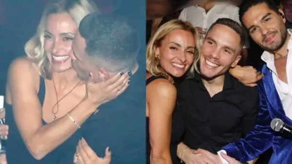 Ο Λευτέρης Πετρούνιας και η Βασιλική Μιλλούση στο πάρτι γενεθλίων του στα μπουζούκια με τον Χρήστο Μάστορα