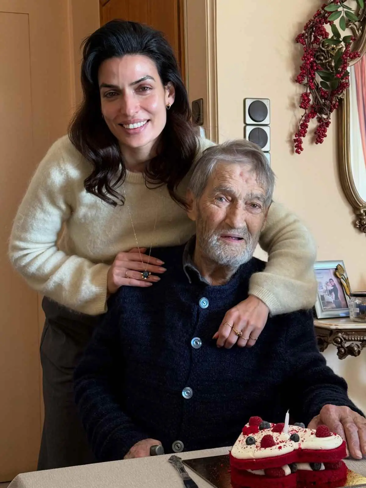 Η Τόνια Σωτηροπούλου με τον πατέρα της